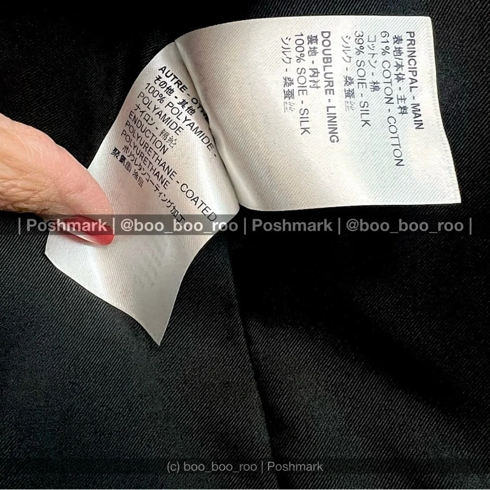 LOUIS VUITTON Ready-to-Wear Black Military Vegan Leather Jacket, 💯AUTHENTIC - Picture 9 of 16